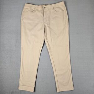 Bearbottom Pants Mens XXL Tan Kahki Stretch Chino Slim Fit Cotton Spandex 30"